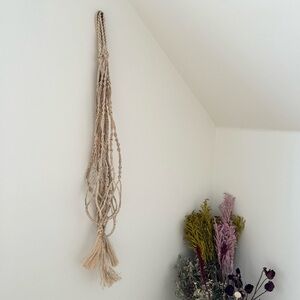 Macrame plant hangers set of 2